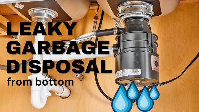 How to Fix a Leaky Garbage Disposal (Bottom Leak)