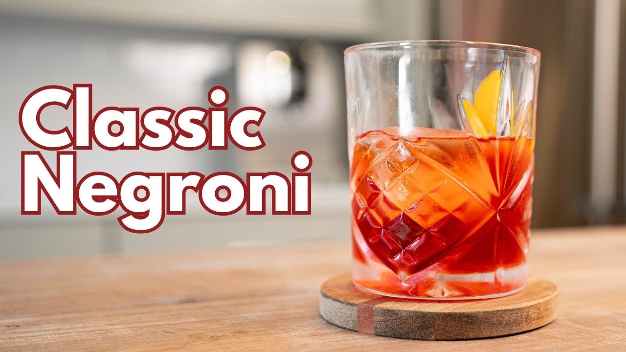 Classic Negroni Cocktail Recipe