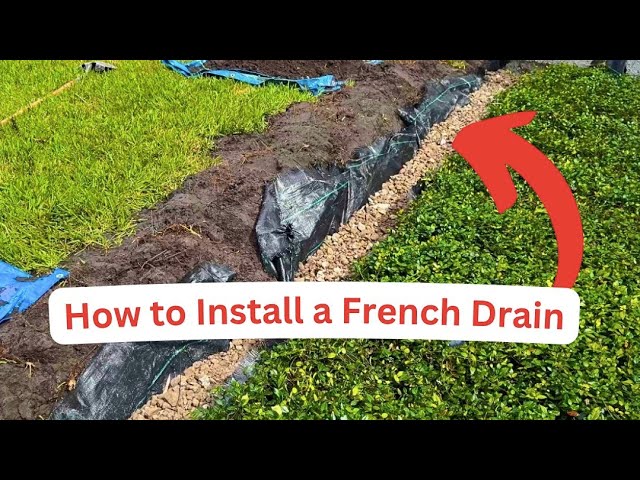French Drain Installation